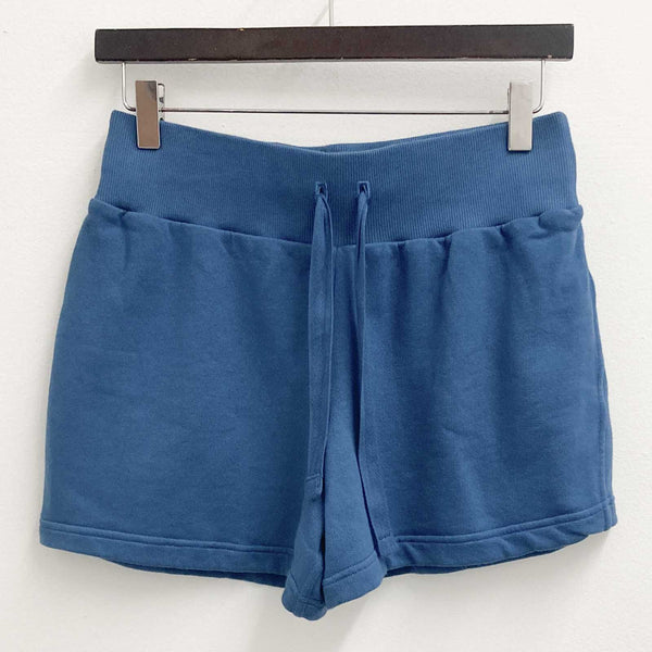 Gossypium Blue Organic Cotton Snug Jogger Shorts UK 14