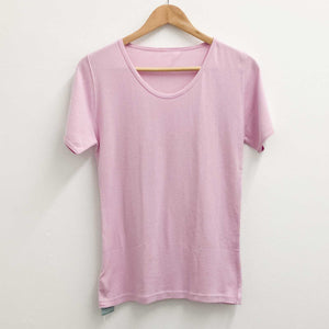 Gossypium Baby Pink Fitted Organic Cotton T-Shirt UK 18