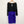 City Chic Black & Blue Fit & Flare Long Sleeve Dress UK 20