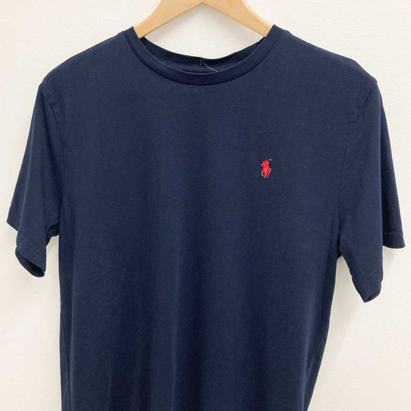 Polo by Ralph Lauren Navy Blue Cotton T-Shirt UK M