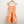 Load image into Gallery viewer, ASOS Orange Jacquard Floral Print Fit &amp; Flare Short Sleeveless Dress UK 8
