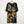 Load image into Gallery viewer, Thought Grey &amp; Yellow Floral Print Short Sleeve V-Neck Tunic Dress UK 12
