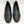 Load image into Gallery viewer, Evans Black Faux Leather Slip On Loafers UK 7EEE
