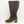 Load image into Gallery viewer, Evans Brown Faux Suede Block Heel Long Boots UK 8 Extra Wide
