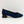 Load image into Gallery viewer, Evans Navy Faux Suede Low Heel Sleek Slip On Court Shoes UK 7EEE
