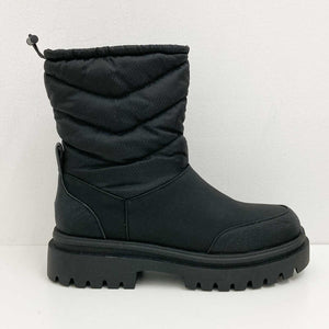 Rocket Dog Black Quilted Chunky Sole Winter Boots UK 7