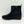 Cloudwalkers Black Faux Leather Wedge Ankle Boots UK 8 