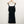 City Chic Black Sleeveless Frill Hem Tie Waist Overlay Dress UK 14