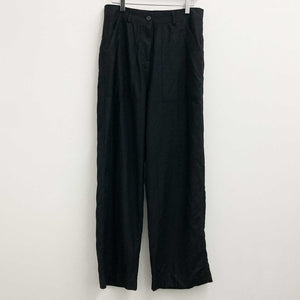 Whistles Black Dorit Tencel Trousers UK10