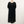 City Chic Black Flocked Spot Short Sleeve High-Low Hem Dress UK 20