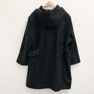 Avenue Black Faux Wool Coat UK30/32