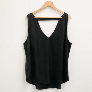 City Chic Black Emilia Top UK20