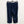 Evans Navy Linen Blend Cropped Trousers UK 14